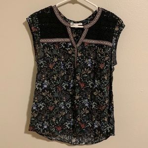 DR2 floral blouse